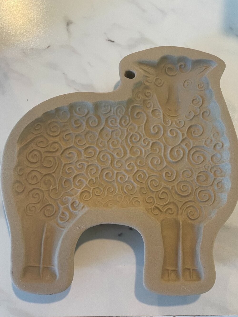 Brown Bag Art Wooly Sheep Stoneware Mold 1983